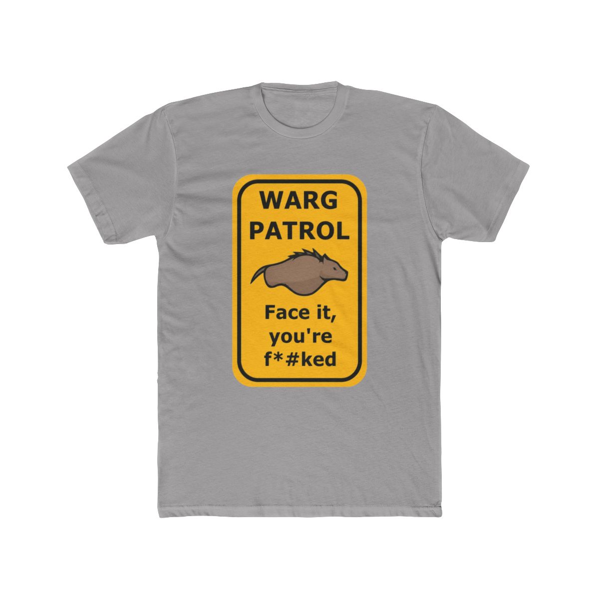 Rimworld Warg Patrol Warning Sign136 - Official T-Shirts merchandise