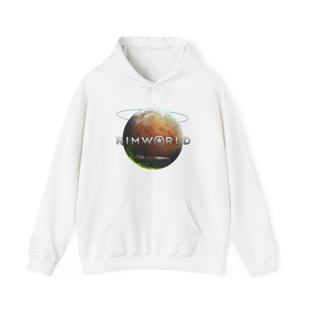RimWorld Sci-Fi Simulation Game Planet Hoodie