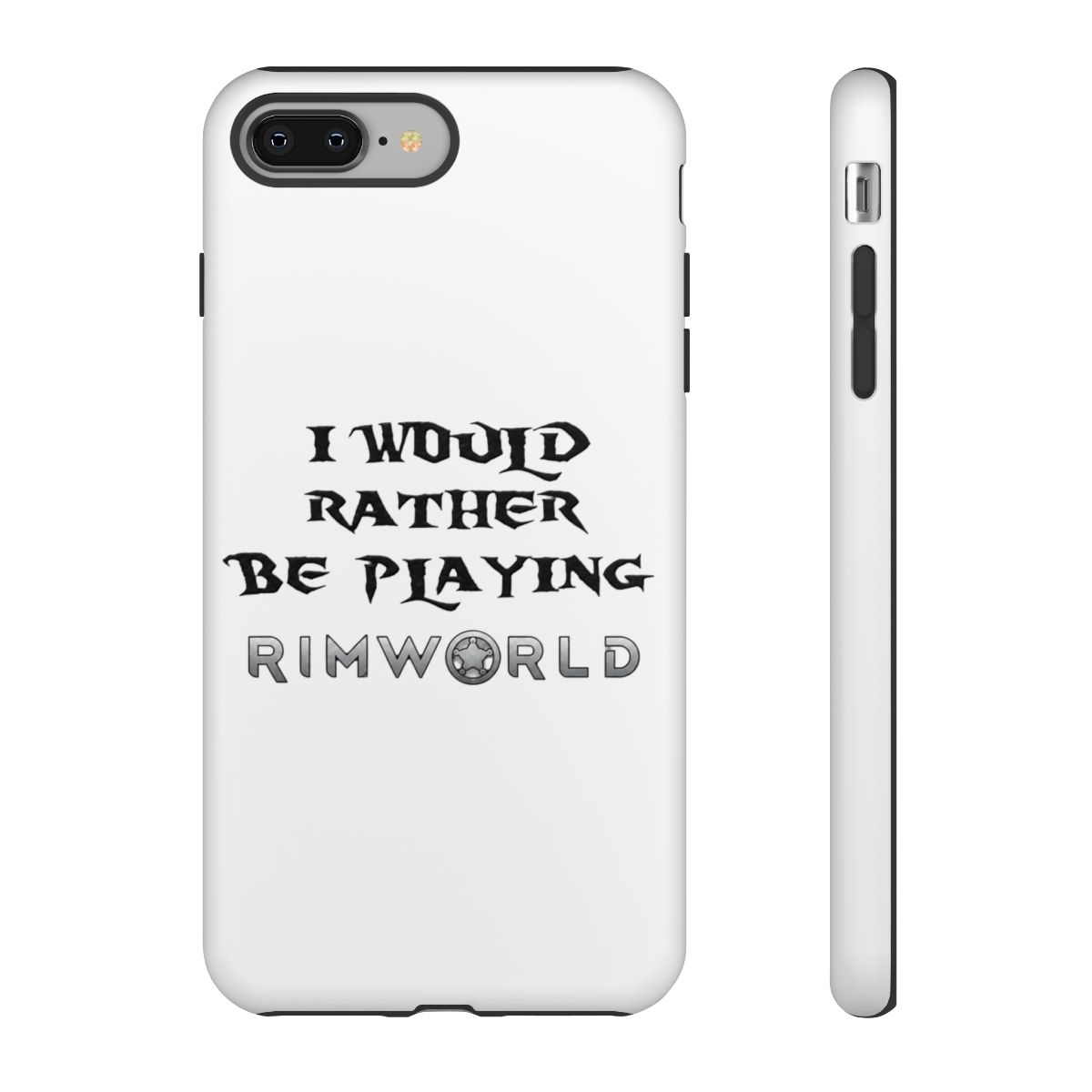 I would rather be playing Rimworld Phone Case - alternate angle 5, merchandise