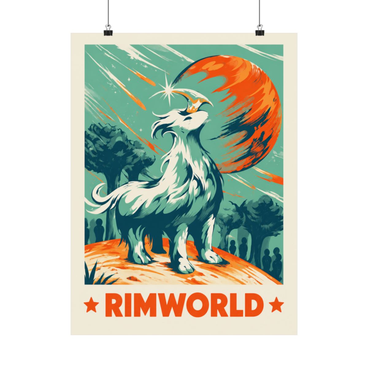 rimworld merch Posters and Art - alternate angle 1, merchandise